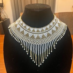Beaded handmade choker
